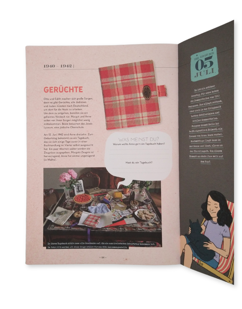 De wereld van Anne Frank:  Lees & Doeboek (3 talen)