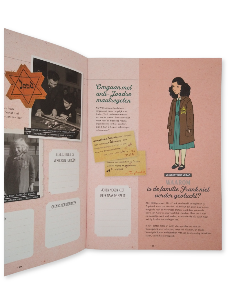 The world of Anne Frank: Activity-book (3 Sprachen)