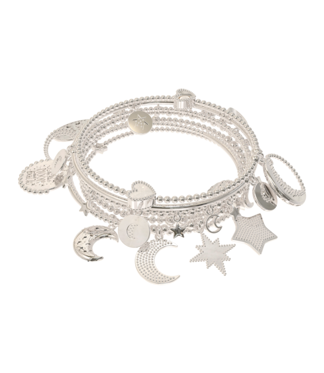 Bracelet Set 7-Moon & Stars