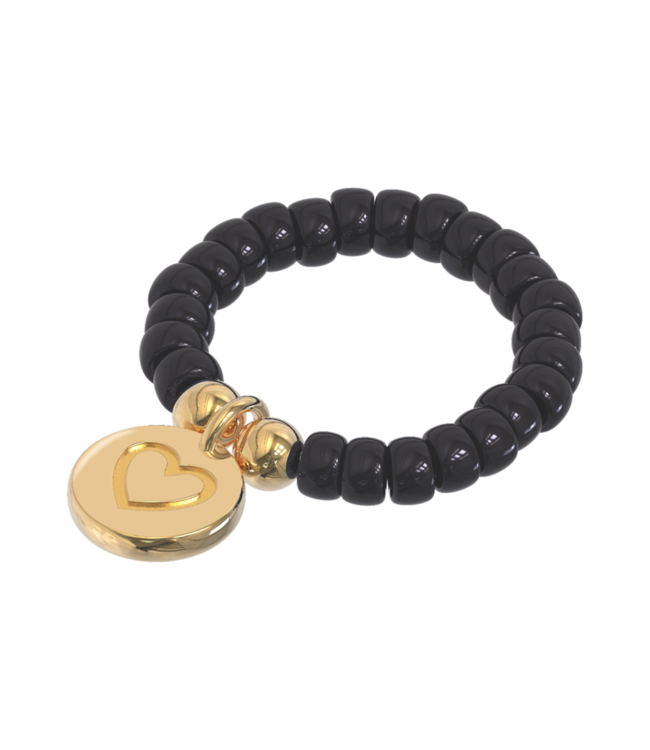 Ring Cookie-Obsidian Black