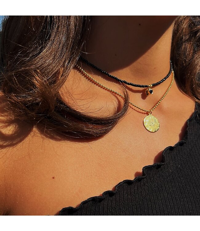 Necklace Candy-Obsidian Black