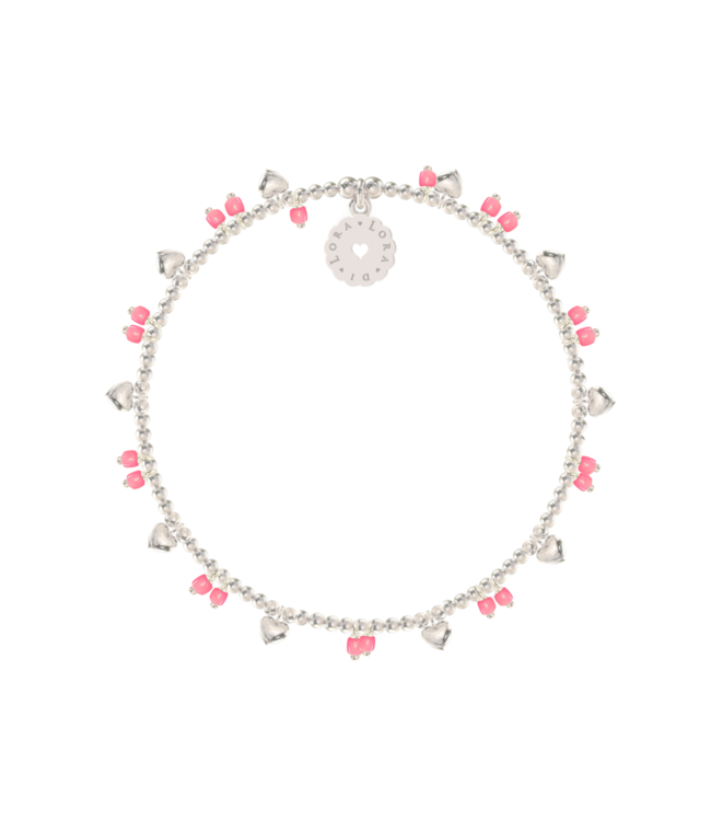 Bracelet Set 4-Bubblegum Pink