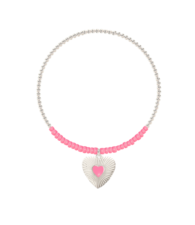 Bracelet Set 4-Bubblegum Pink