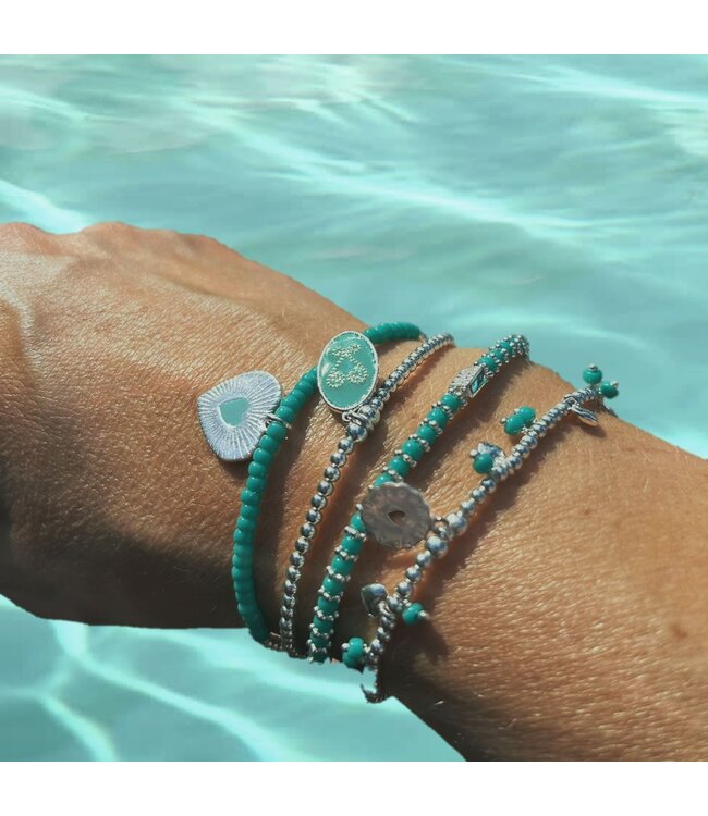 Armband Set 4-Caribbean Turquoise