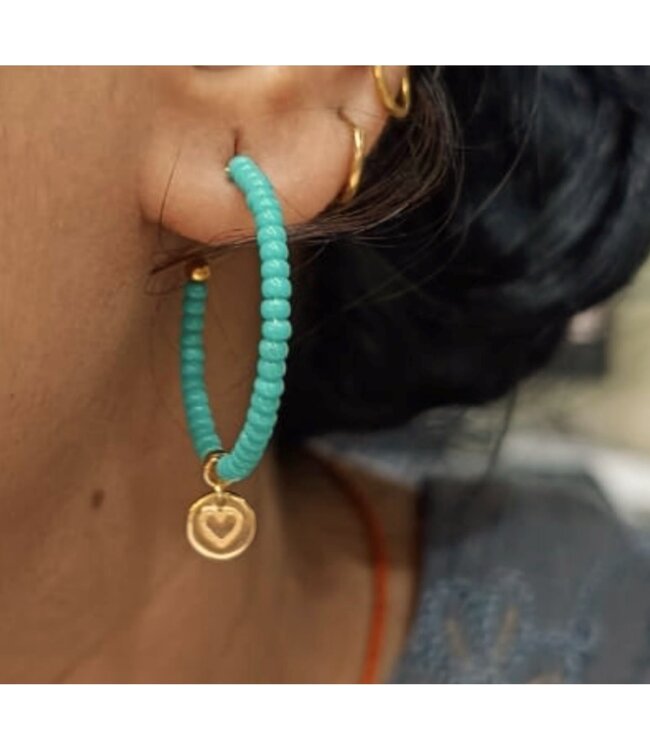 Ohrringe Cookie-Caribbean Turquoise