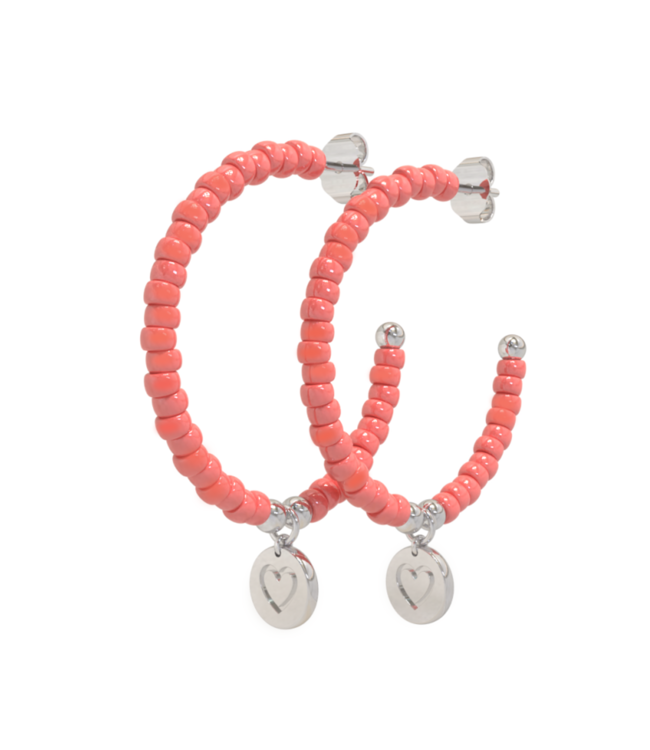 Earring Cookie-Living Coral