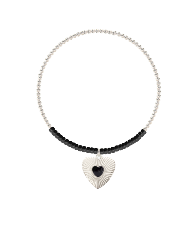 Bracelet Set 4-Obsidian Black