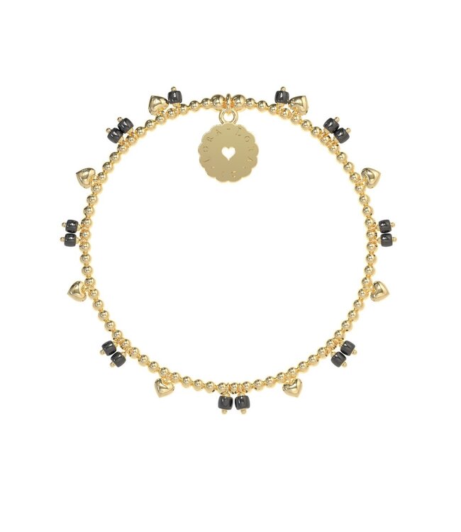 Bracelet Set 4-Obsidian Black