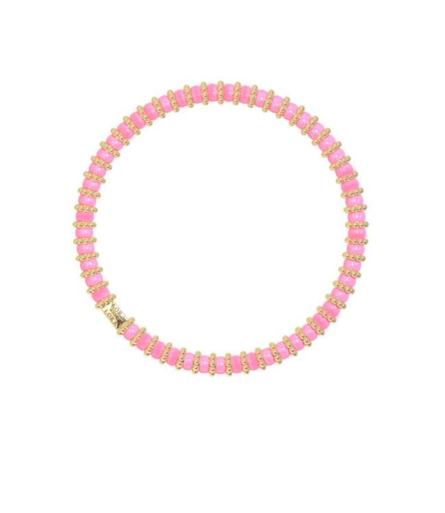 Bracelet Set 4-Bubblegum Pink