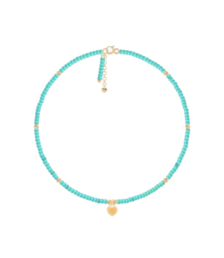 Anklet Sand-Caribbean Turquoise