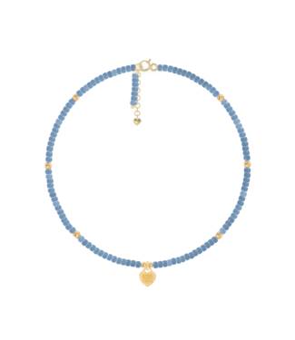 Anklet Sand-Denim Blue