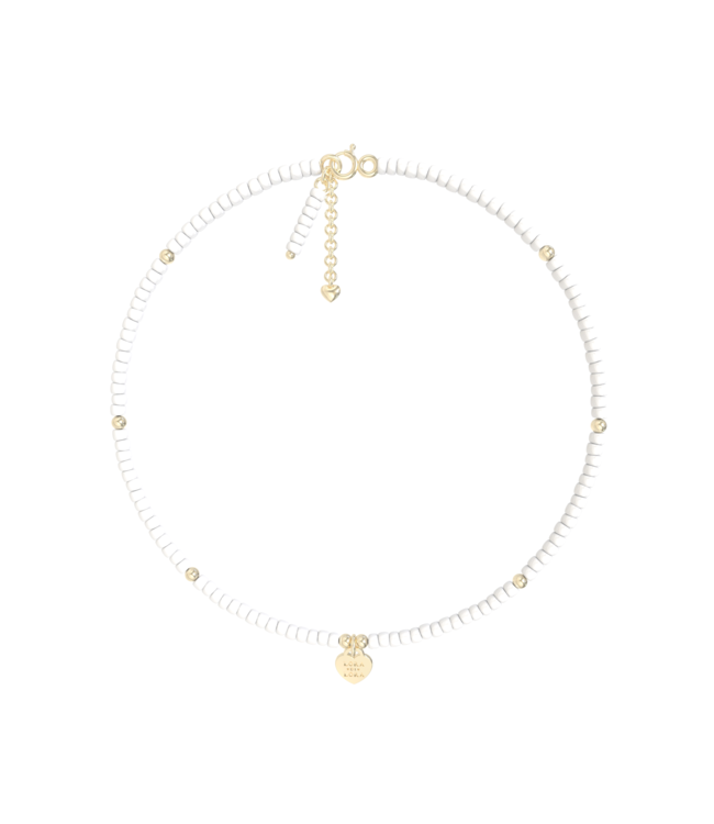 Enkelbandje Sand-Coconut White