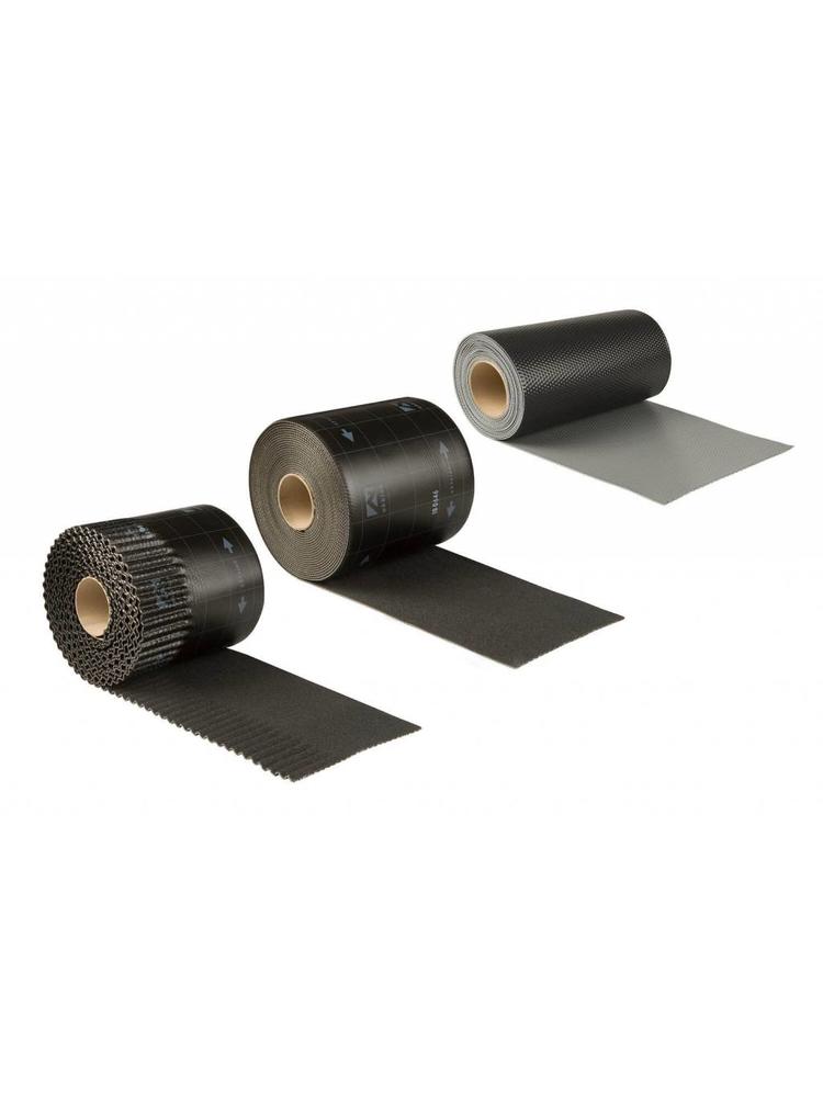 Ubiflex Standaard Loodvervanger, 15 cm x 12 meter, zwart