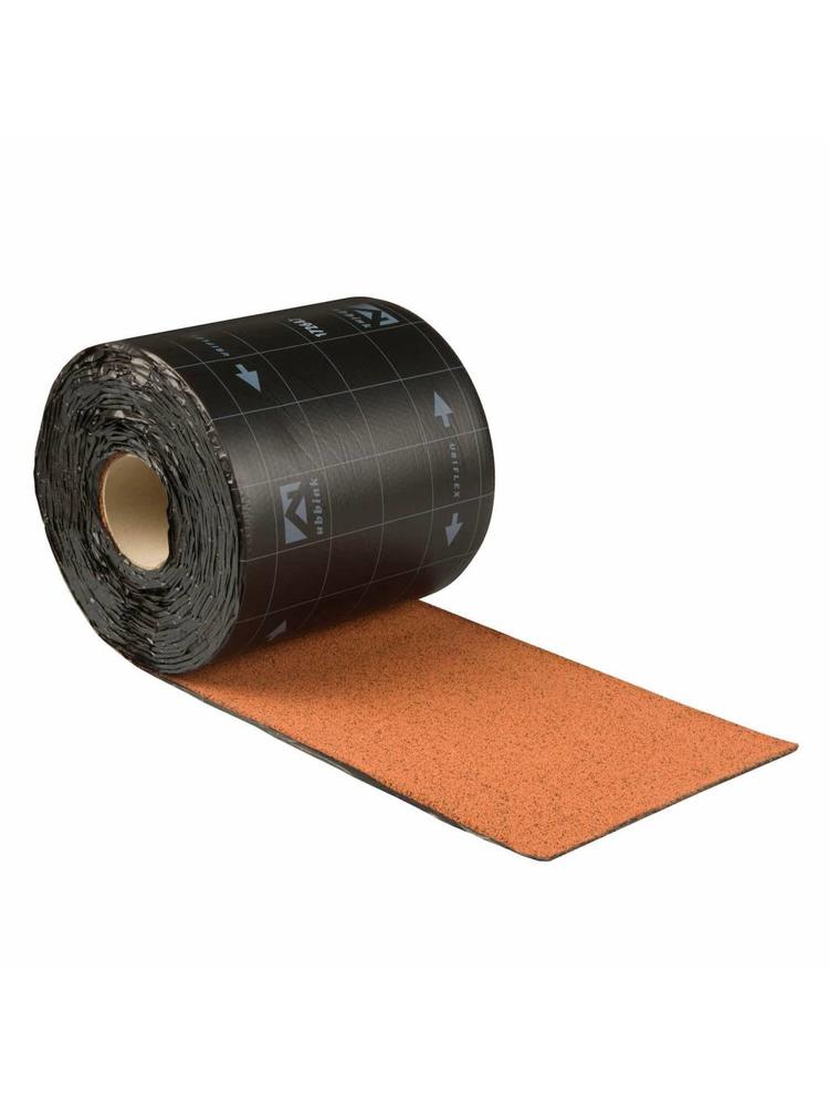 Ubiflex Standaard Loodvervanger, 25 cm x 12 meter, natuurrood