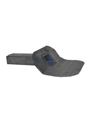 Loden kiezelbak 60 x 80 mm 45°, Lang model 450 mm