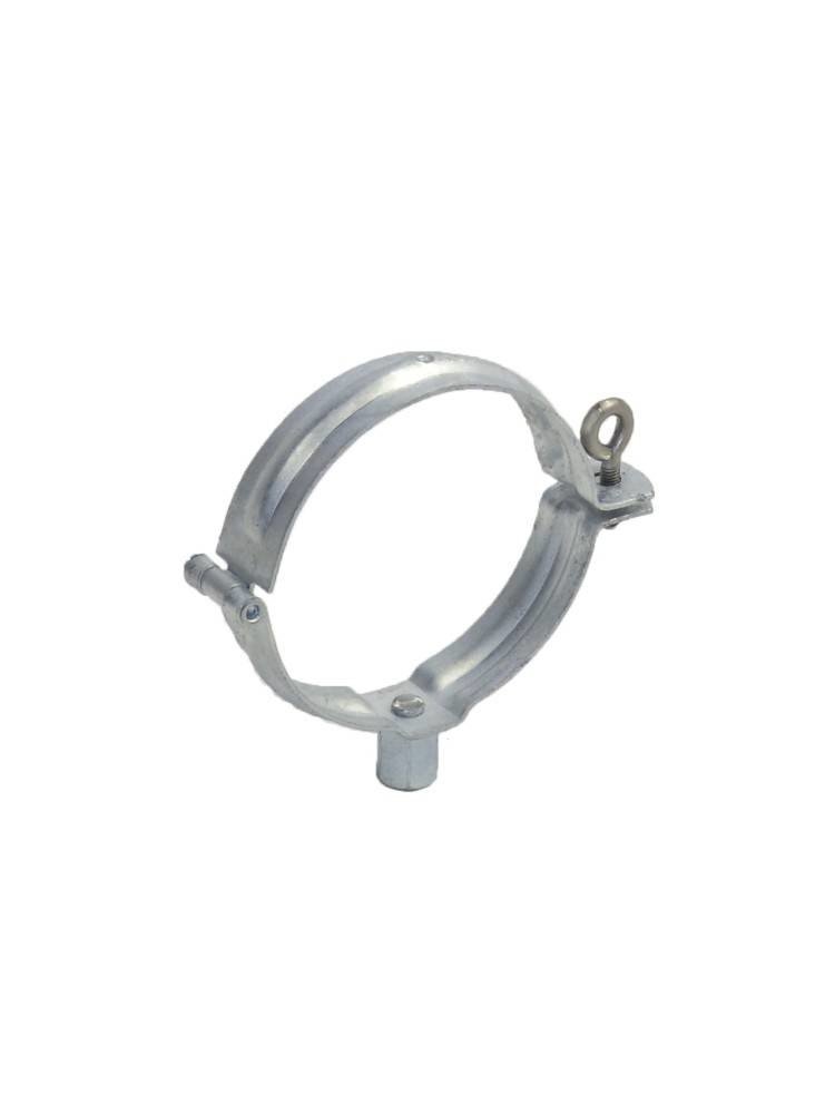 Scharnier beugel met moer (M8 en M10) verzinkt- dia. 80mm incl. stokeind