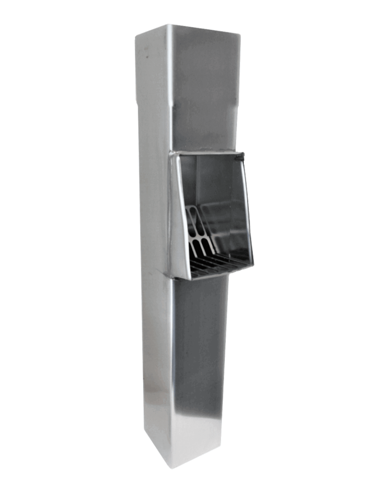 Zinken Bladvanger (RVS Rooster) - Vierkant