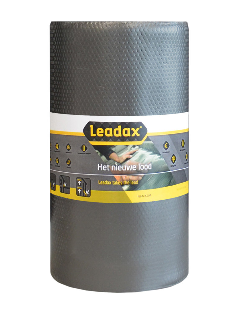 Leadax Loodvervanger - 40 cm x 6 meter - Grijs