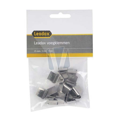 Leadax loodvervanger Leadax RVS voegklem, zak 25 stuks Leadax loodvervanger Leadax RVS voegklem, zak 25 stuks