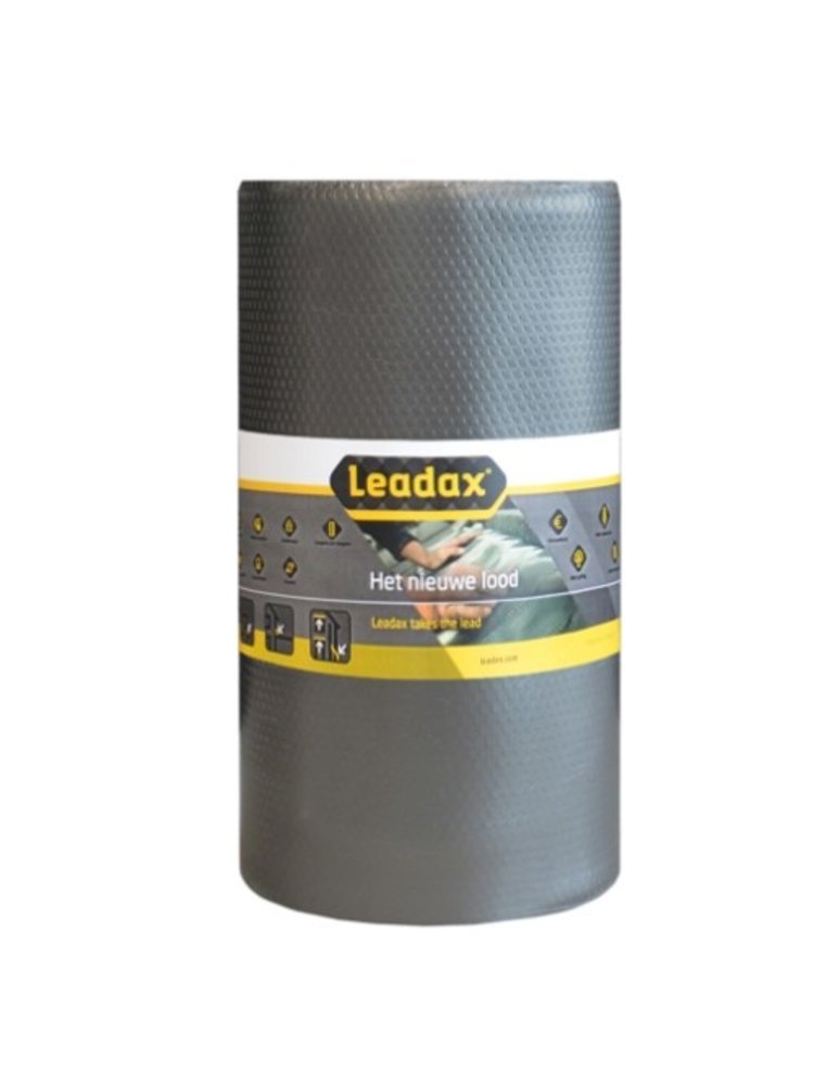 Leadax Loodvervanger - 10 cm x 6 meter - Grijs