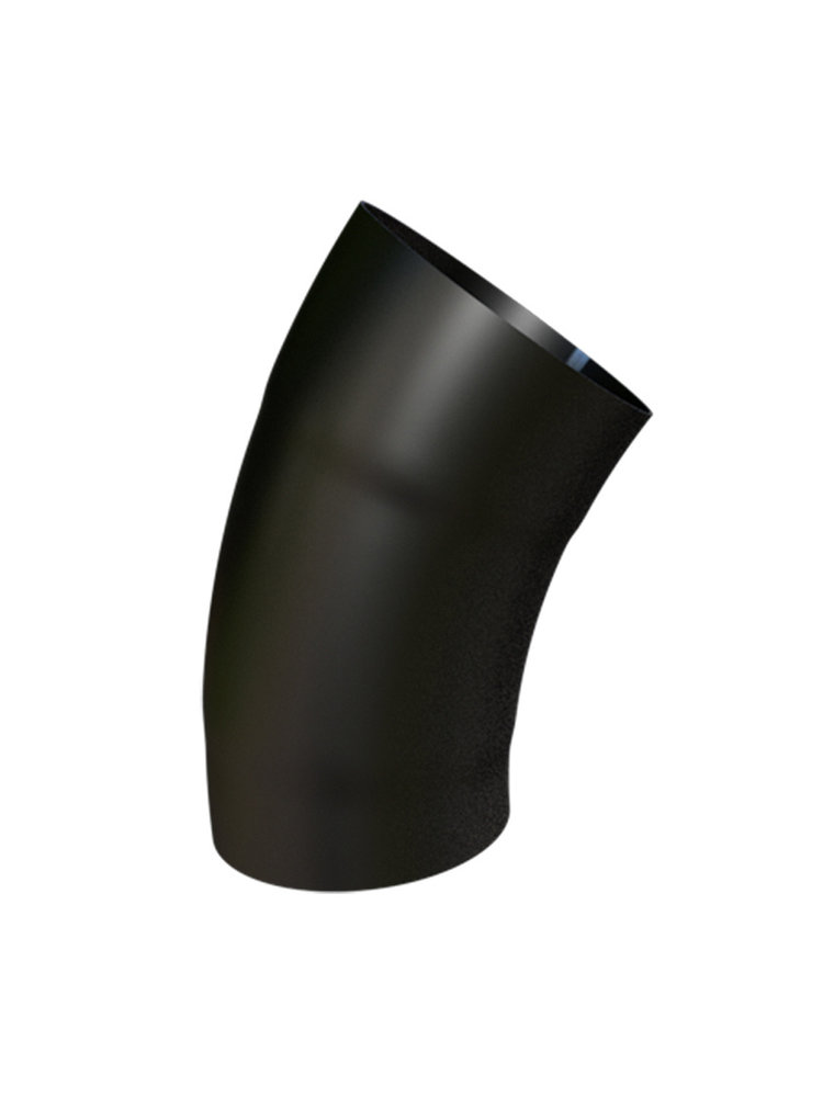 Zwart Aluminium Bocht 80 mm - 40° RAL9005