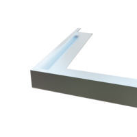Aluminium Standaard Daktrim | Buitenhoek | Diverse Breedtes