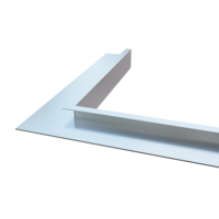 Aluminium Standaard Daktrim | Binnenhoek | Diverse Breedtes