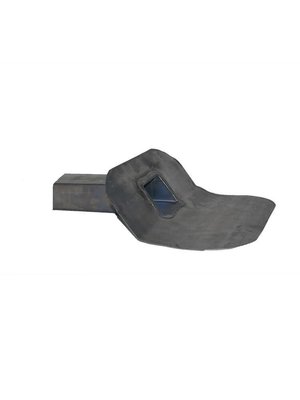 Loden kiezelbak 60 x 80 mm 45°, Kort model 300 mm