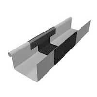 Zwart Aluminium Expansieband met rubber - B333 incl. kraal