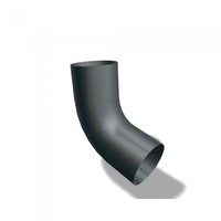 Antraciet Aluminium Bocht 80 mm - 72°