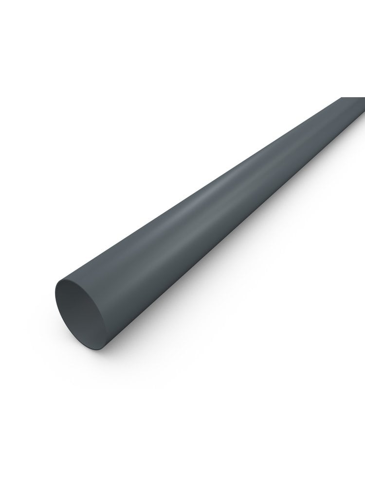 Antraciet Aluminium Regenpijp | HWA buis Ø80 mm - RAL7016