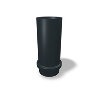 Antraciet Aluminium Schuifmof Ø80 mm