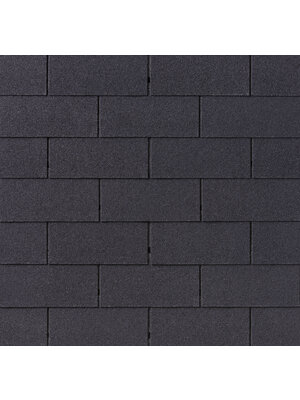 Bitumen Dakshingles - Superglass (01) Zwart 3 m²