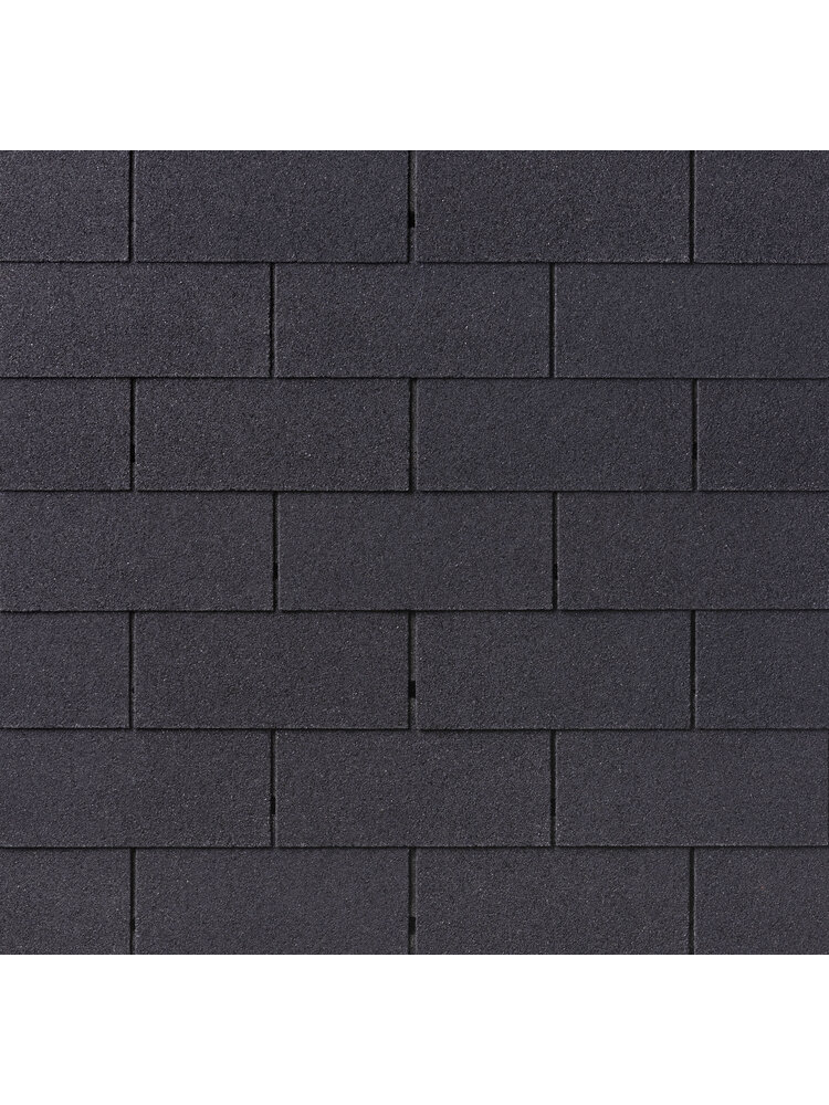 Bitumen Dakshingles - Superglass (01) Zwart 3 m²
