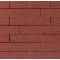 Bitumen Dakshingles - Superglass (10) Steenrood 3 m²