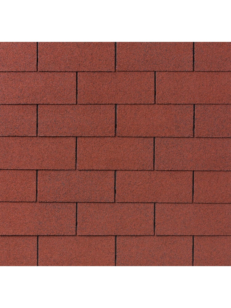 Bitumen Dakshingles - Superglass (10) Steenrood 2 m²
