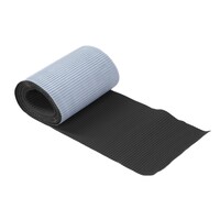 Alphaflex Wave Loodvervanger - 30 cm x 5 meter - Zwart
