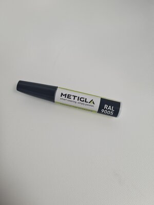 Metigla Zwart RAL 9005 reparatie stift