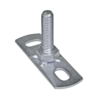 Muurplaat M8 x 25 mm Binnen- of Buitendraad