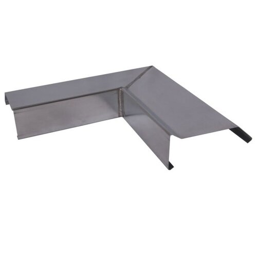 Blank Zink Binnenhoek zonder kraal | 90 graden | Kliksysteem Blank Zink Binnenhoek zonder kraal | 90 graden | Kliksysteem