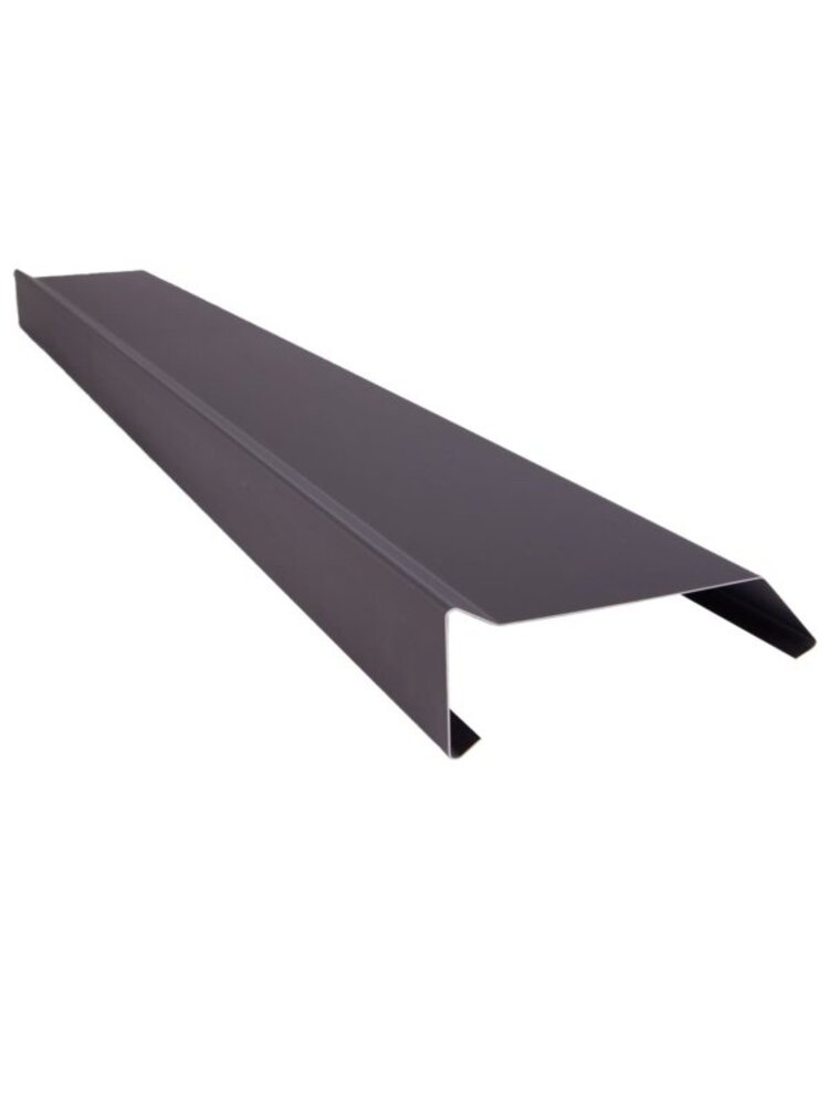 Zwart Zinken Deklijst zonder kraal | 3m Kliksysteem