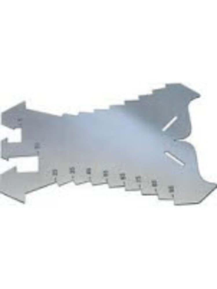 Aftekenmal voor zink, koper en lood