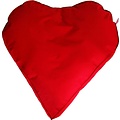 Whoober Whoober Hartvorm Zitzak "Paris" M outdoor rood  - Wasbaar