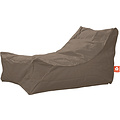 Whoober Whoober loungestoel zitzak "Bali" outdoor taupe - Wasbaar - Geschikt voor buiten