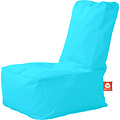 Whoober Whoober Kinder-zitzak "Fiji" outdoor aqua blauw - Wasbaar - Geschikt voor buiten