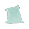 Whoober Whoober rechthoek zitzak "St. Tropez" M velvet mintgroen - Wasbaar - Zacht en comfortabel