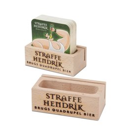 Straffe Hendrik wooden coaster holder