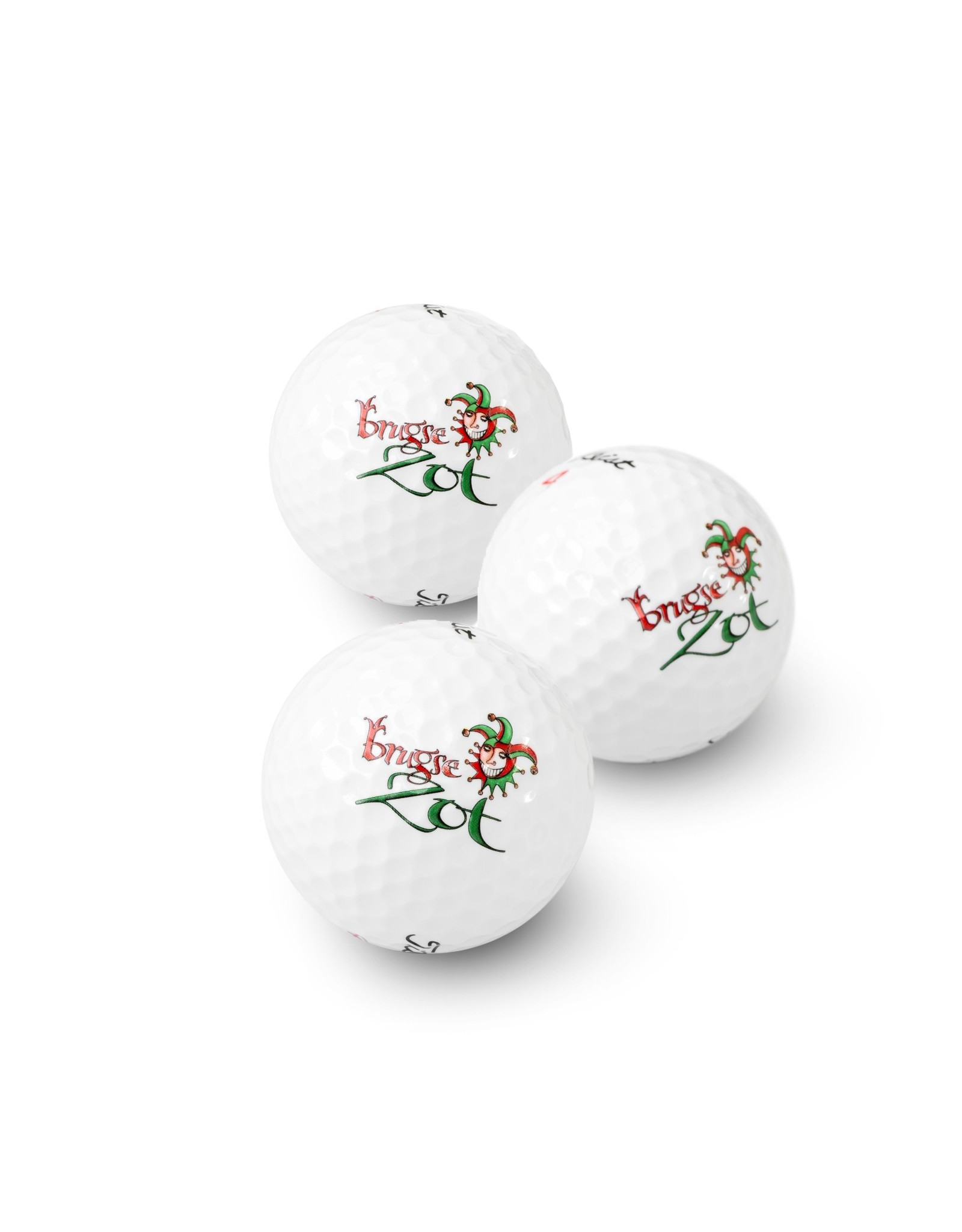 Brugse Zot box of 3 golf balls