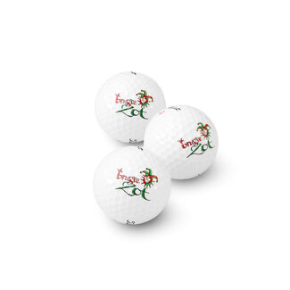 Brugse Zot box of 3 golf balls