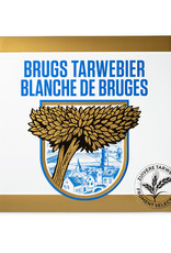 Brugs Tarwebier Blanche de Bruges metal plate